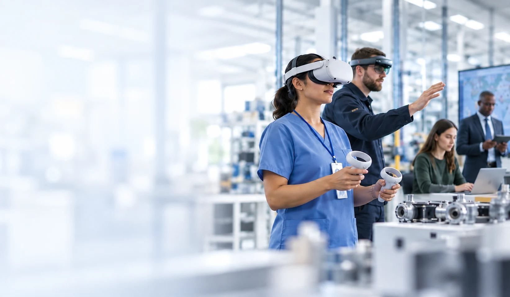 XR hardware in a professional environment